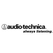 Logo de Audio-Technica - fabricante japonés de equipos de audio, auriculares y tocadiscos